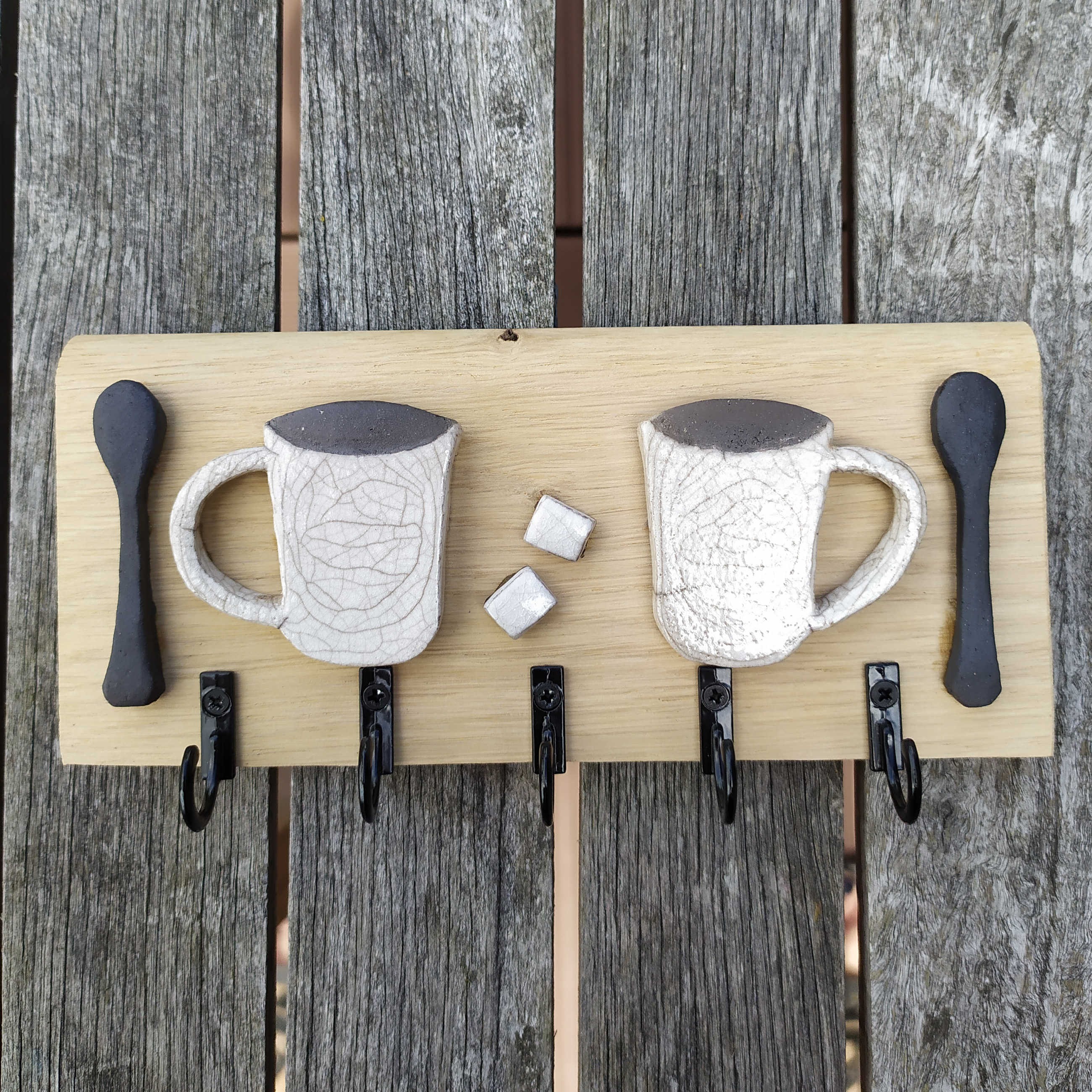Patère mugs café