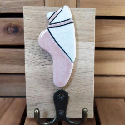 Patère Chausson de danse rose